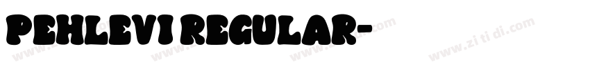Pehlevi Regular字体转换